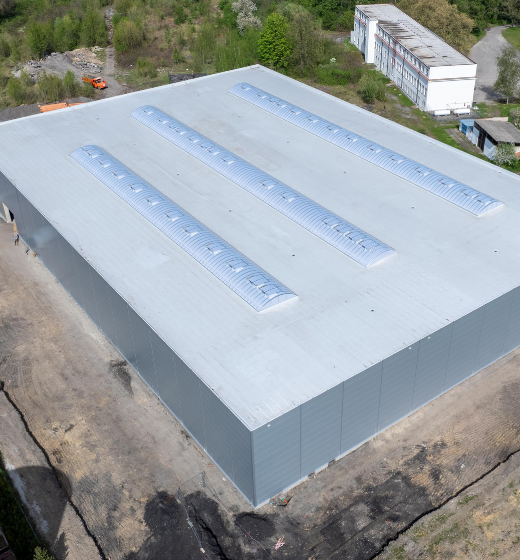 Dodávka a montáž střešního pláště na novostavbě 