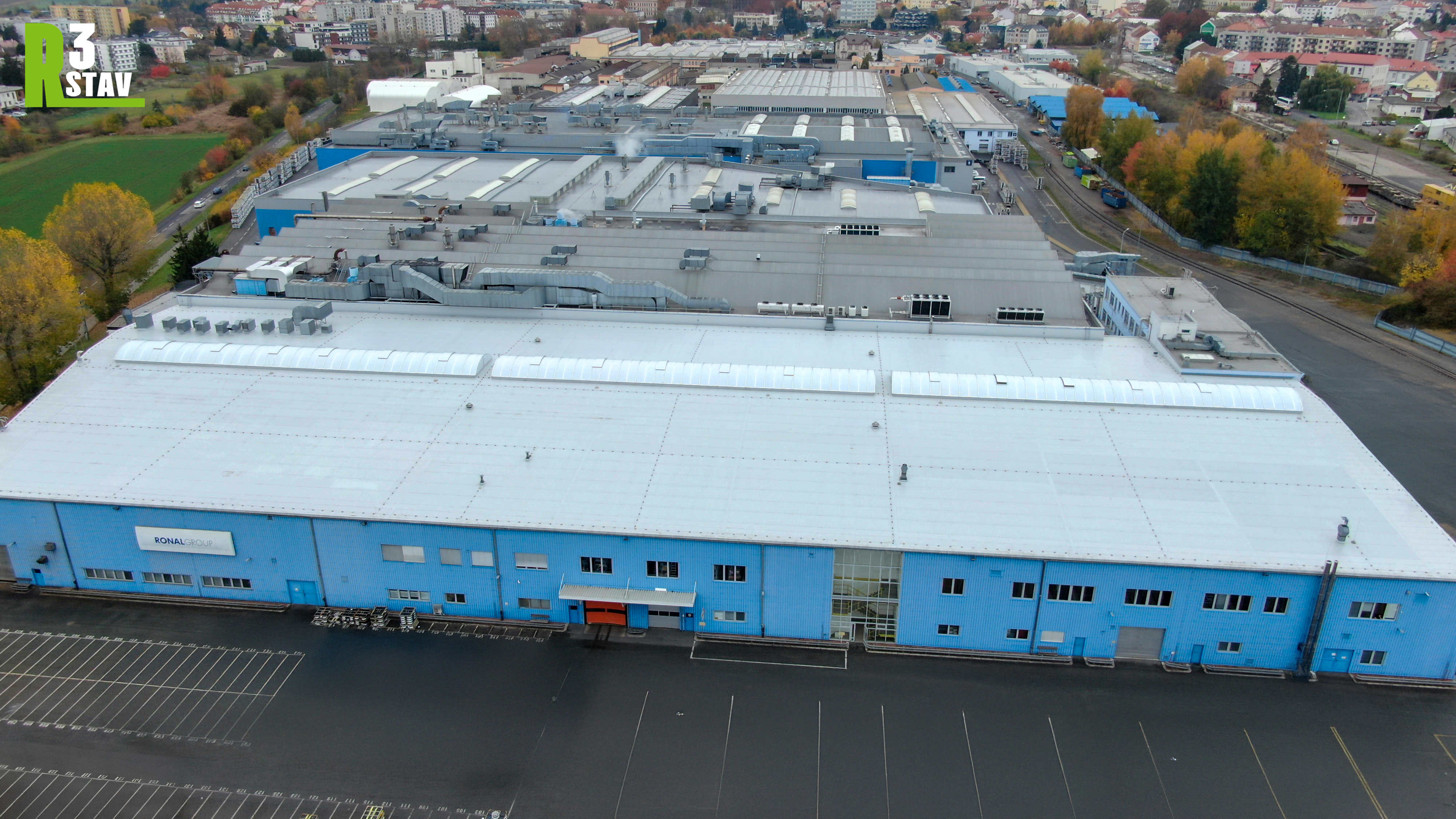 Zateplení a vyrovnání ploché střechy v Jičíně